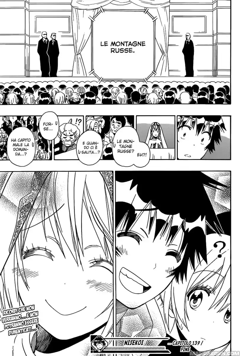 Nisekoi Capitolo 139 page 20