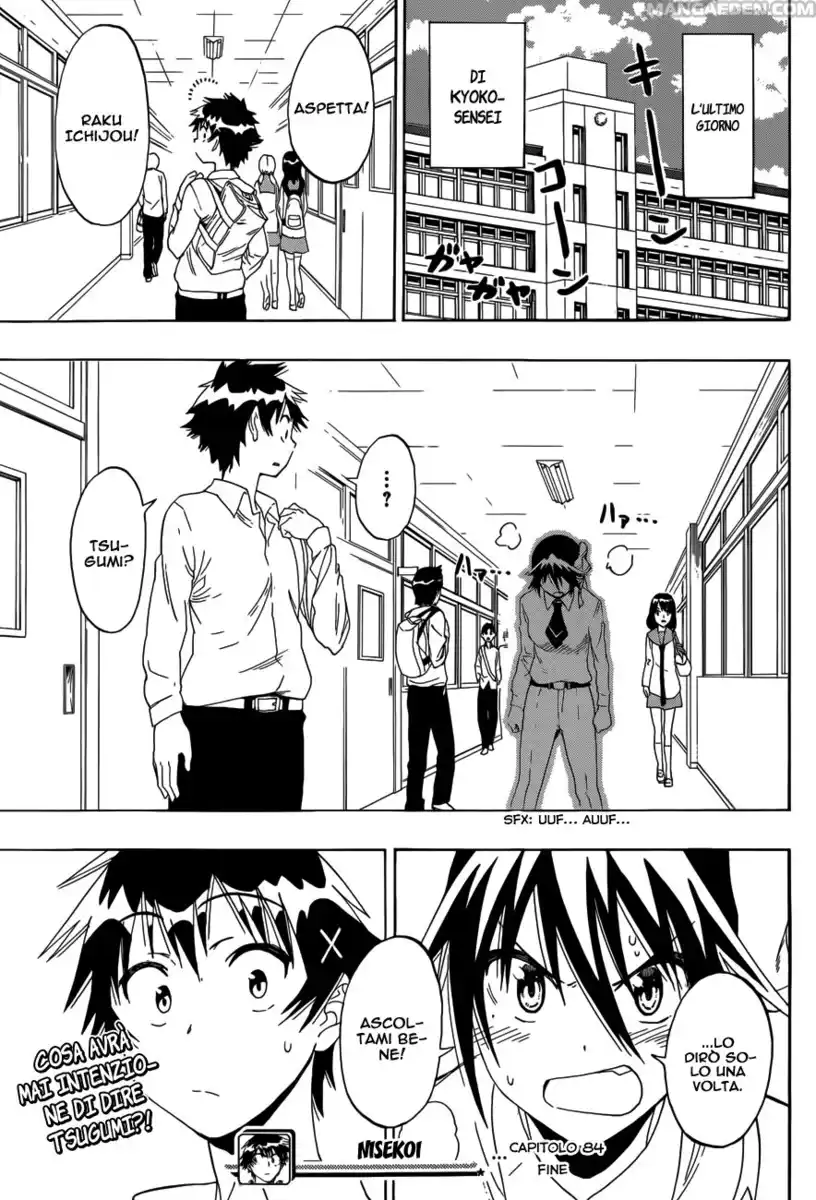 Nisekoi Capitolo 84 page 18