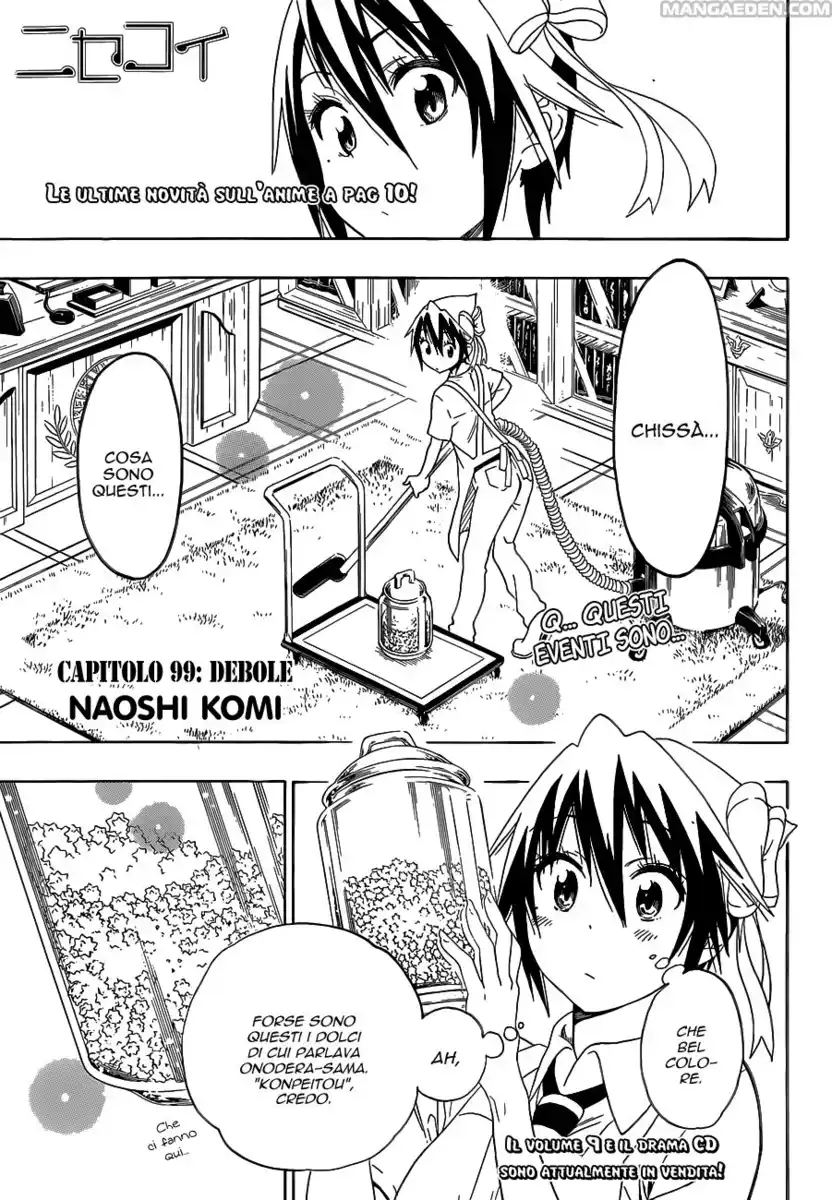 Nisekoi Capitolo 99 page 1