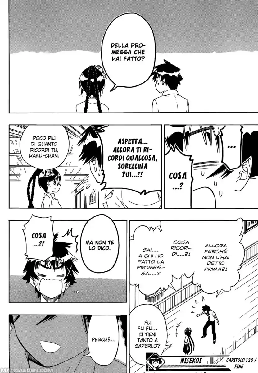 Nisekoi Capitolo 120 page 19