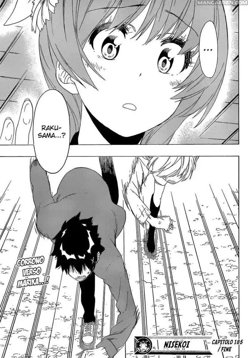 Nisekoi Capitolo 185 page 20