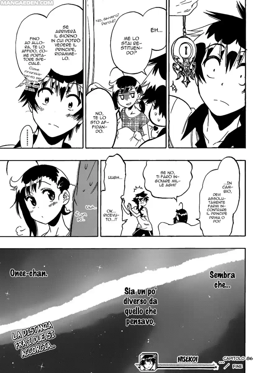 Nisekoi Capitolo 86 page 19