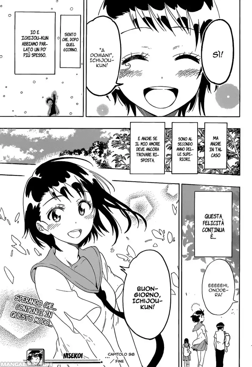 Nisekoi Capitolo 98 page 20