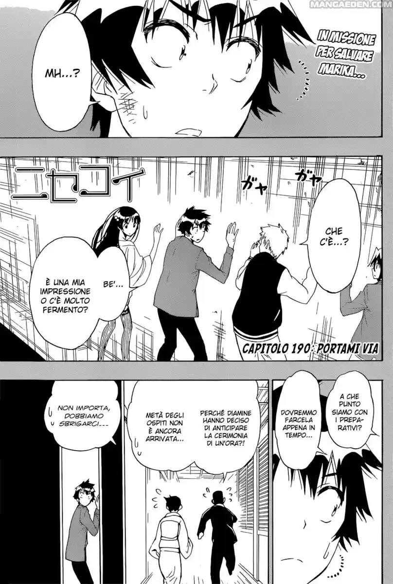 Nisekoi Capitolo 190 page 2