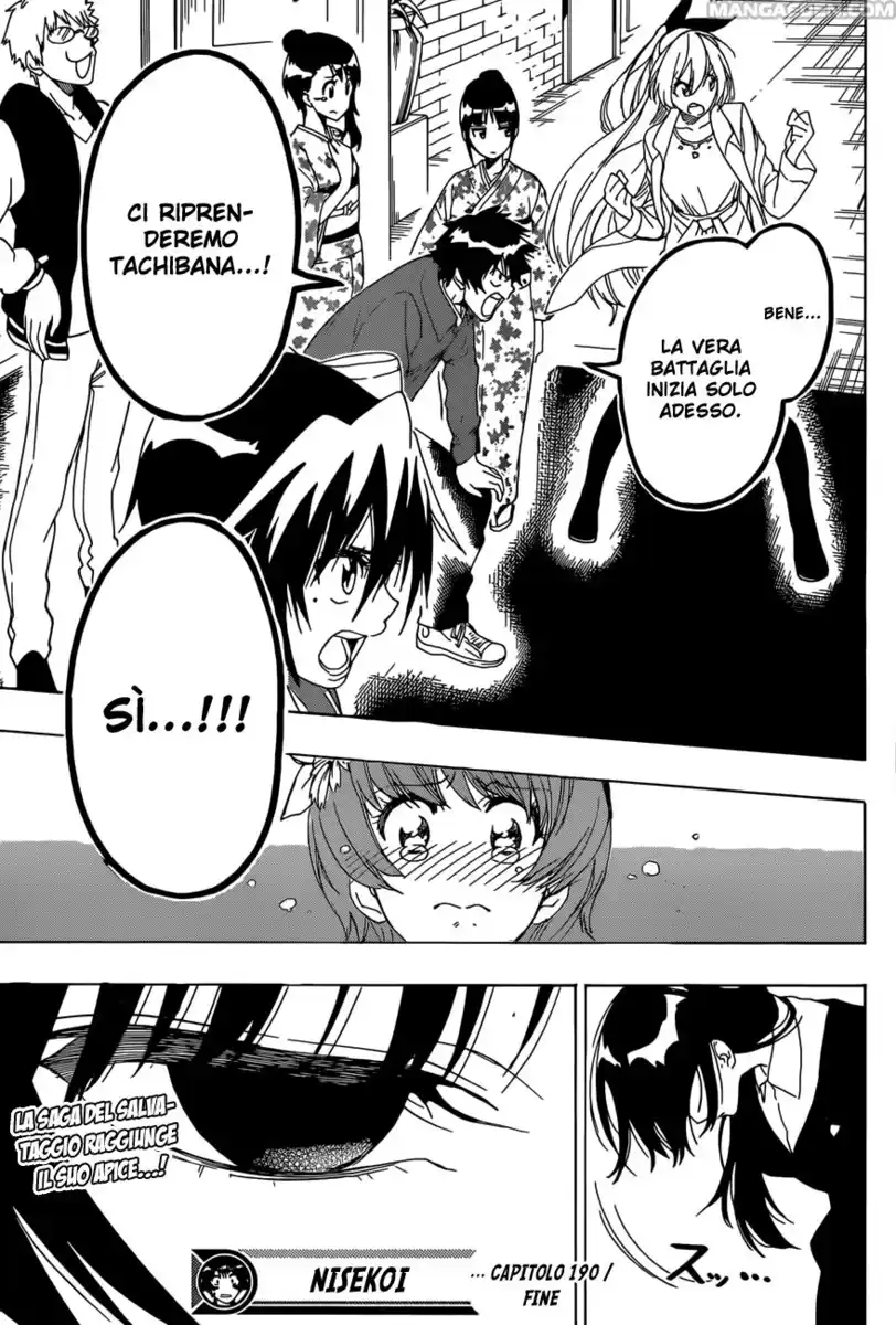 Nisekoi Capitolo 190 page 20