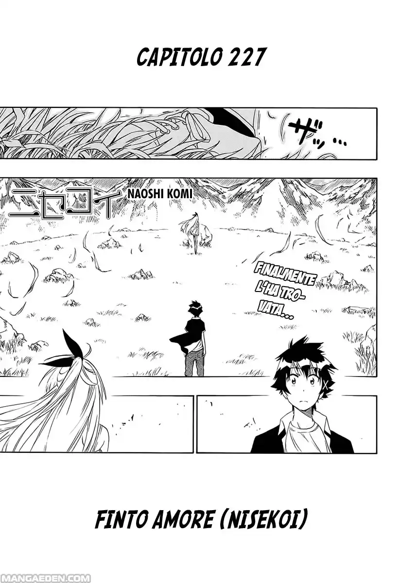 Nisekoi Capitolo 227 page 2