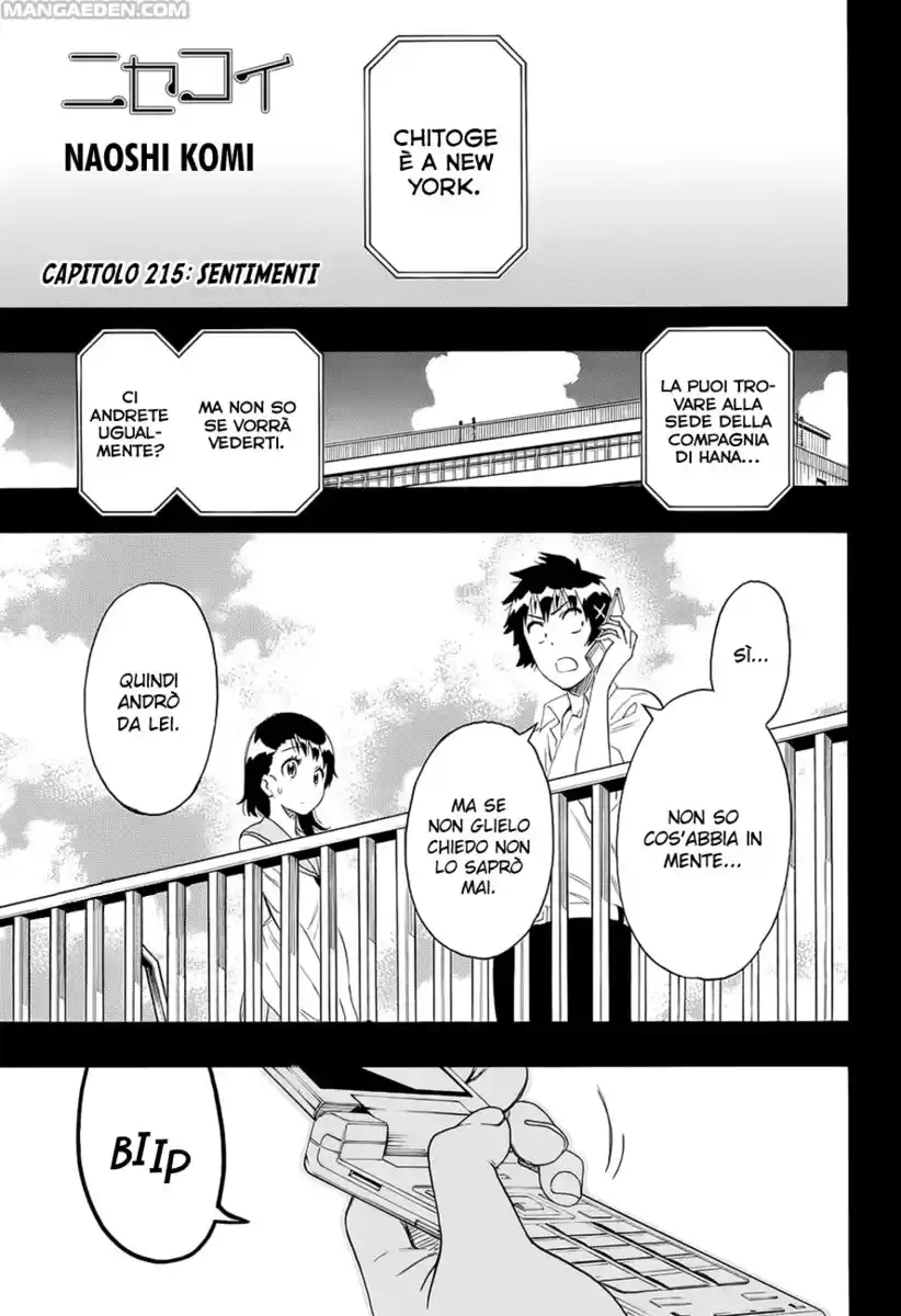 Nisekoi Capitolo 215 page 2