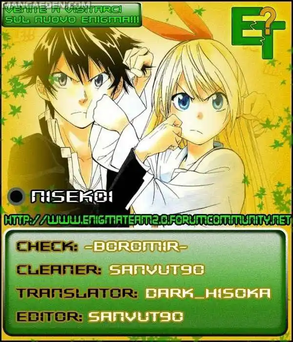 Nisekoi Capitolo 26 page 1