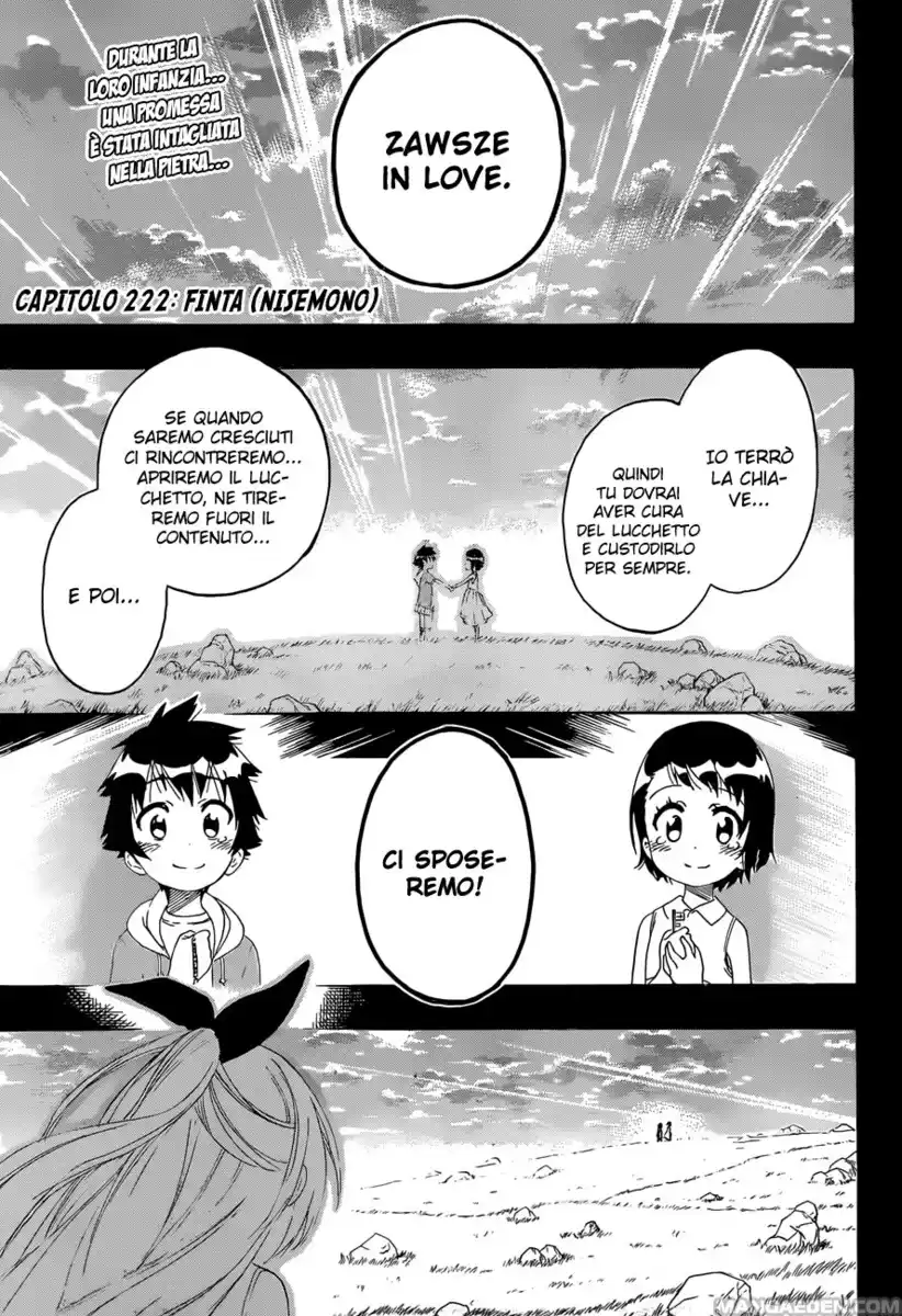 Nisekoi Capitolo 222 page 3