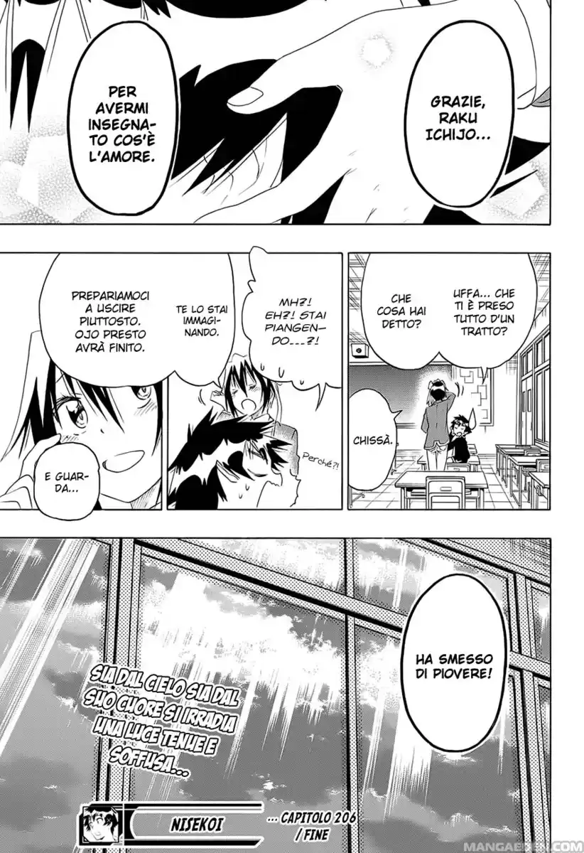 Nisekoi Capitolo 206 page 20