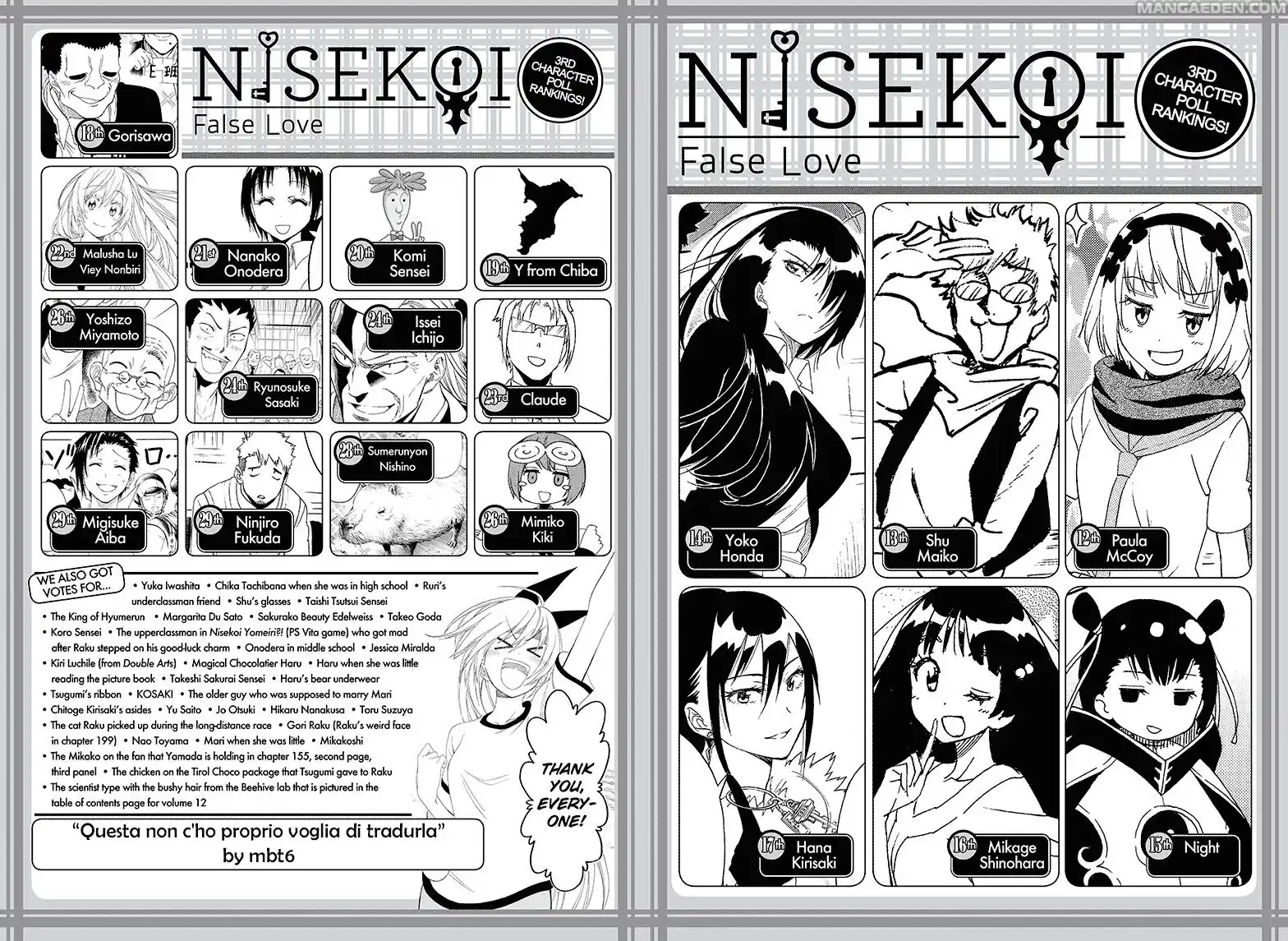 Nisekoi Capitolo 211 page 4