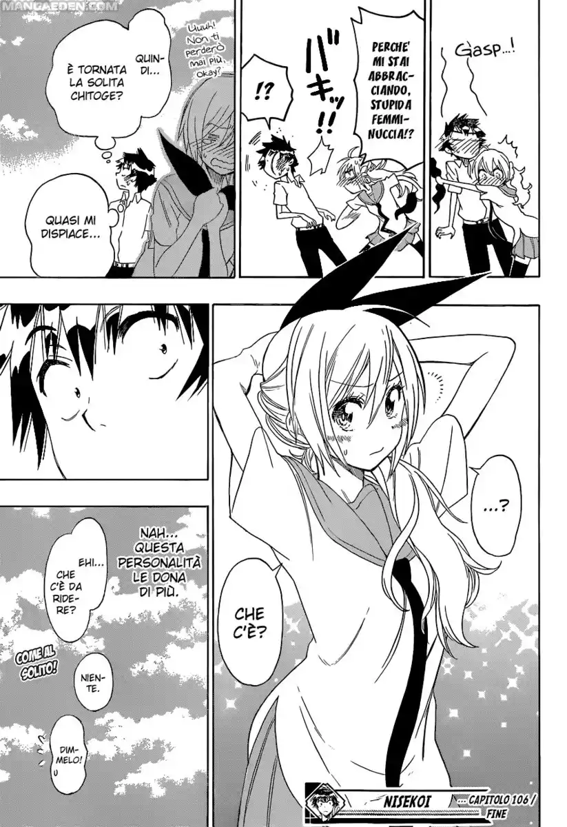 Nisekoi Capitolo 106 page 20