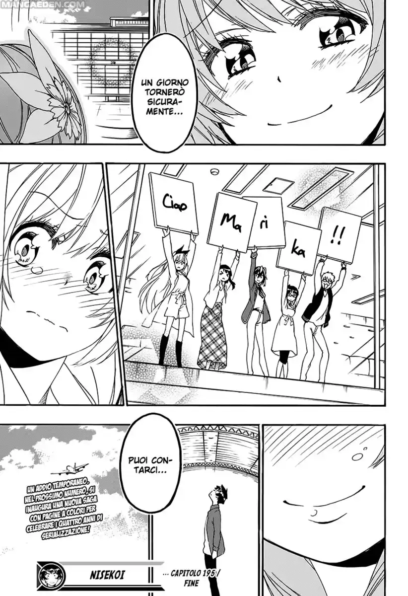 Nisekoi Capitolo 195 page 19