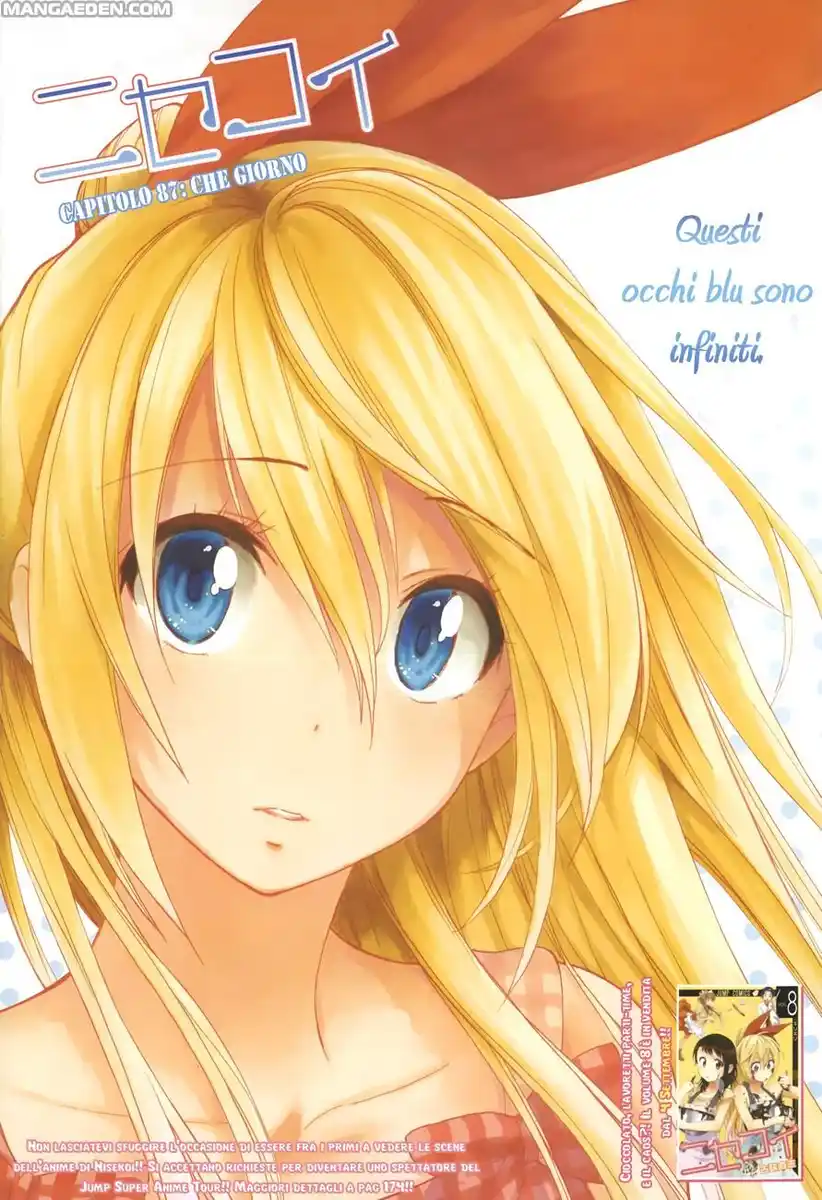 Nisekoi Capitolo 87 page 1