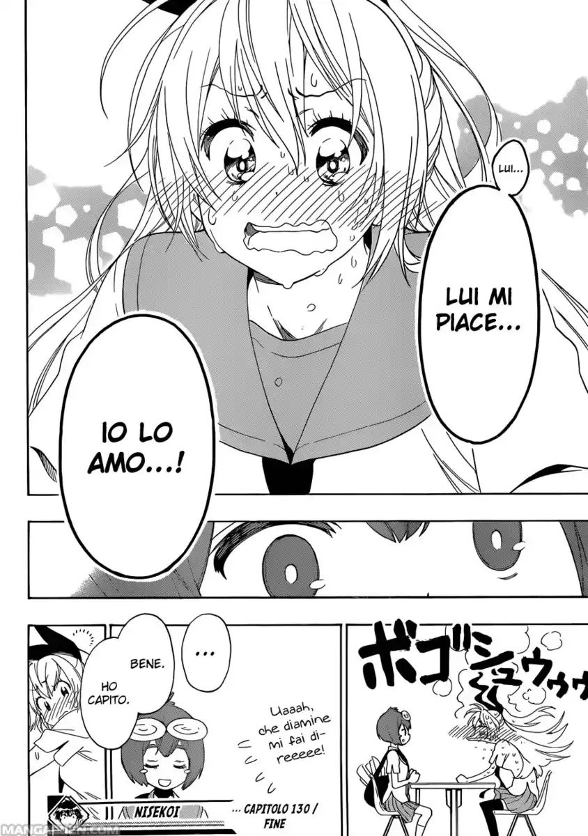 Nisekoi Capitolo 130 page 19