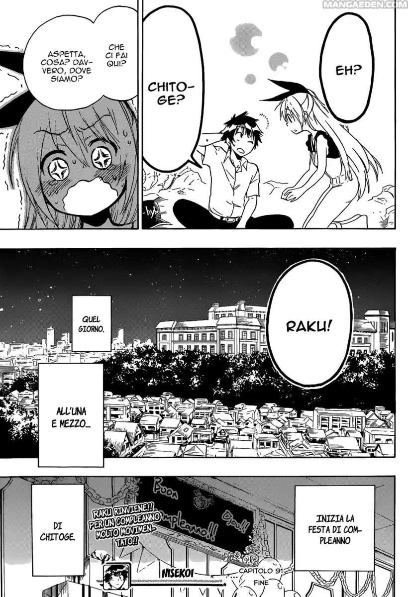 Nisekoi Capitolo 91 page 18