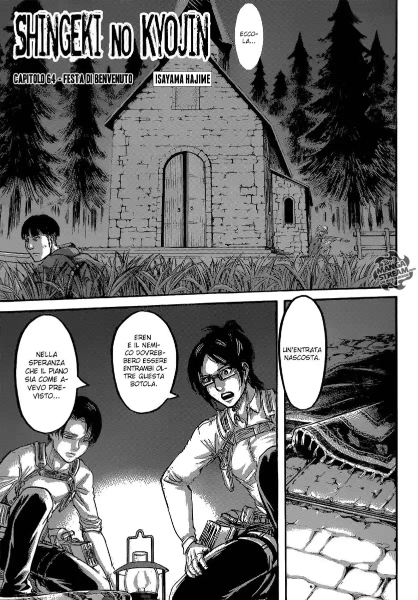 Shingeki no Kyojin Capitolo 64 page 3