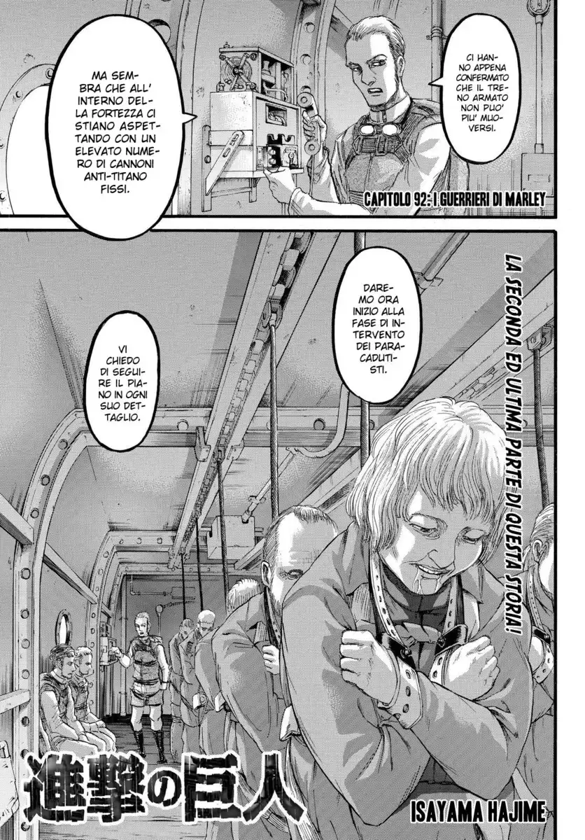 Shingeki no Kyojin Capitolo 92 page 3