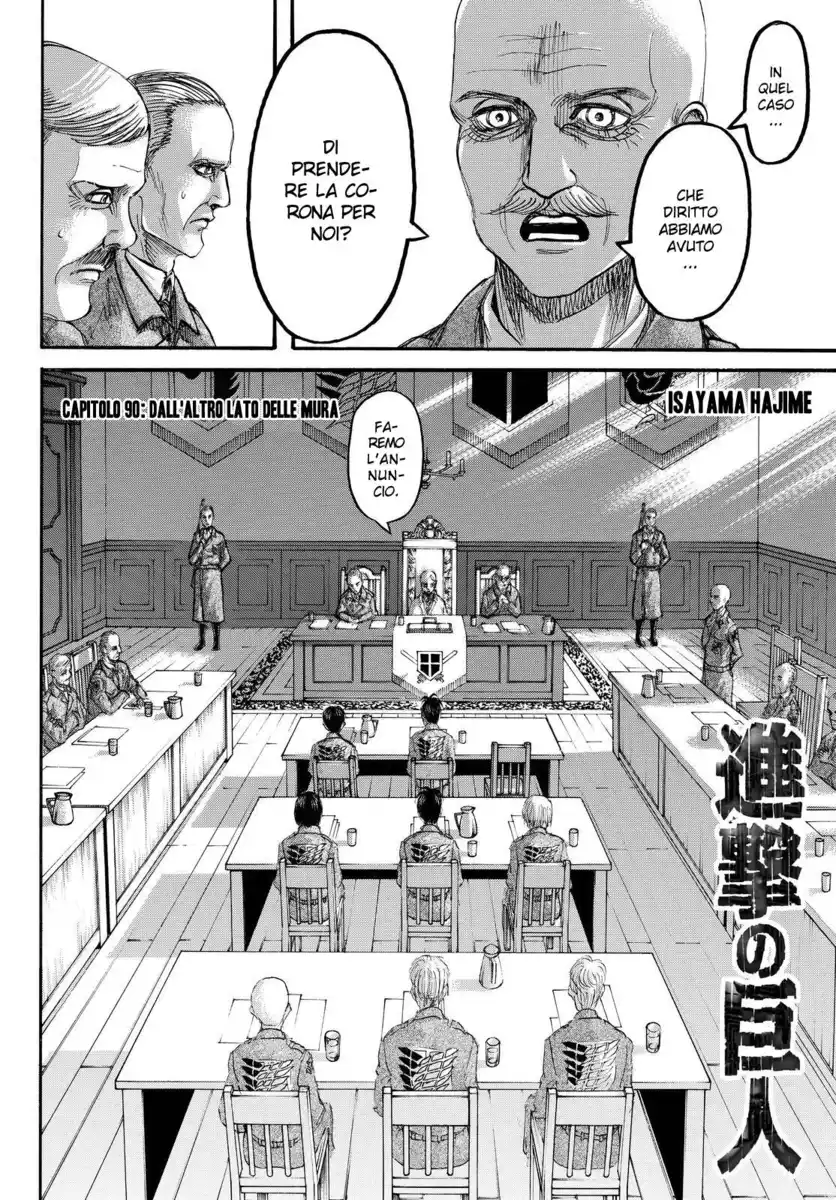 Shingeki no Kyojin Capitolo 90 page 3