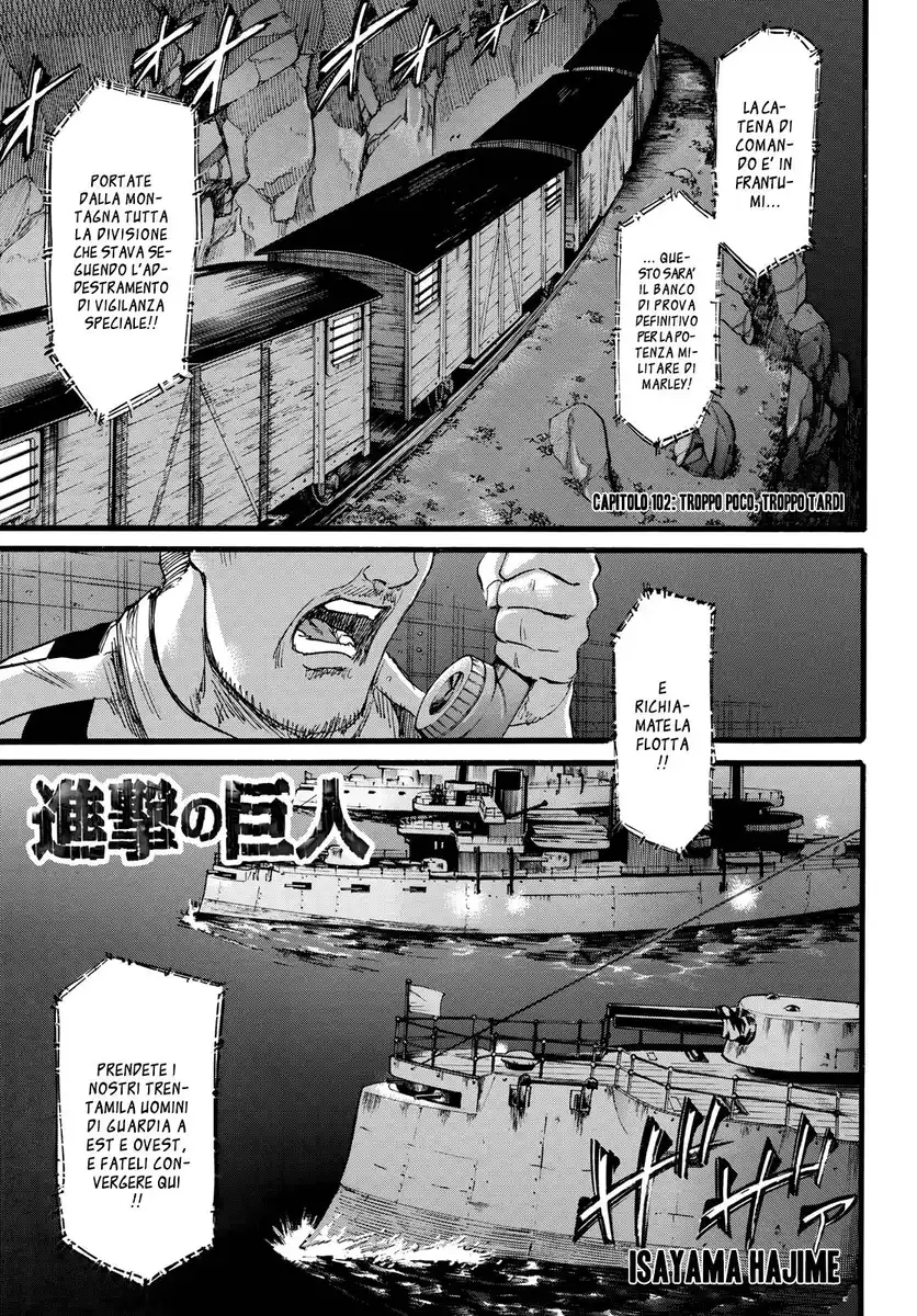 Shingeki no Kyojin Capitolo 102 page 2