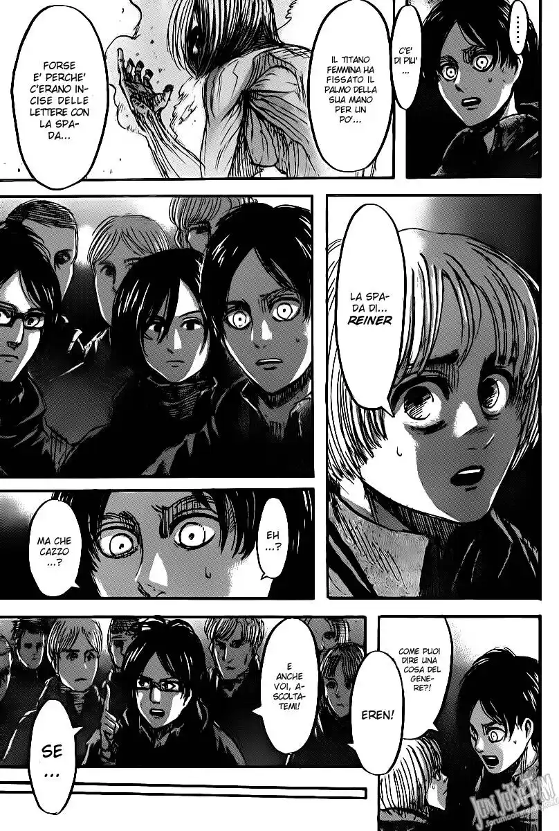 Shingeki no Kyojin Capitolo 42 page 22