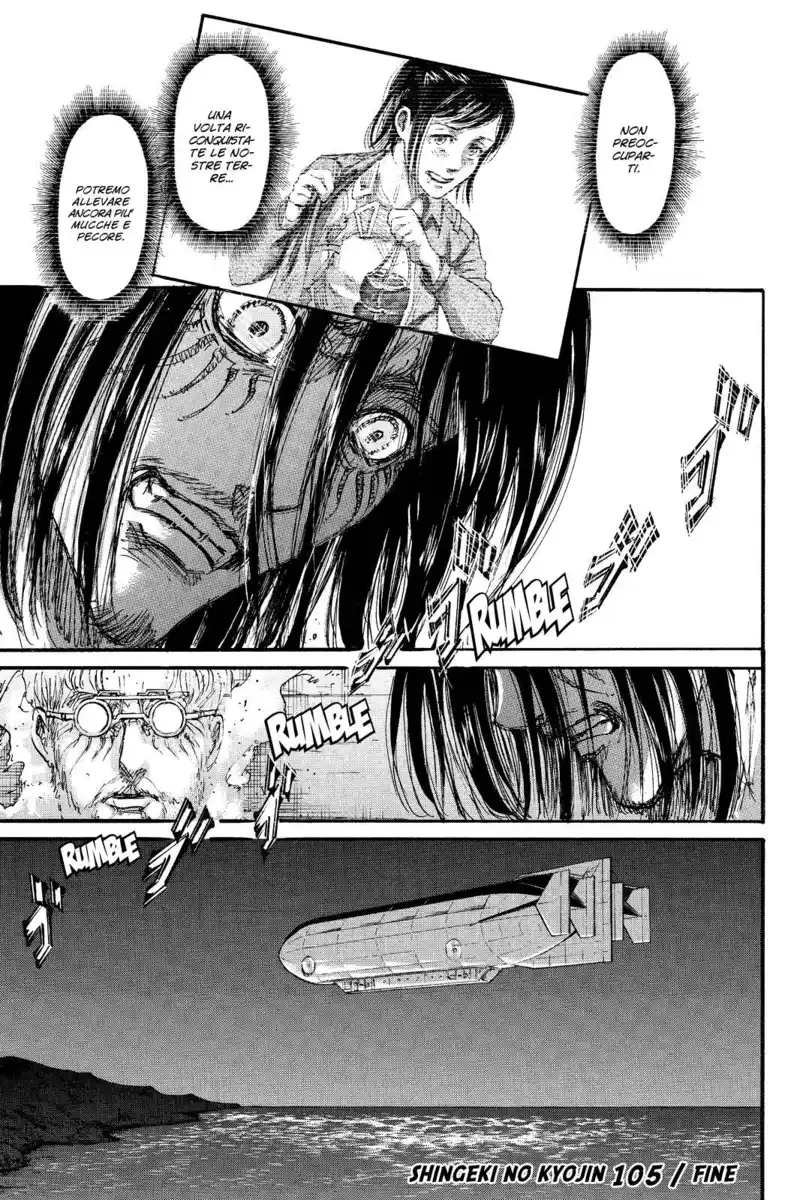 Shingeki no Kyojin Capitolo 105 page 46