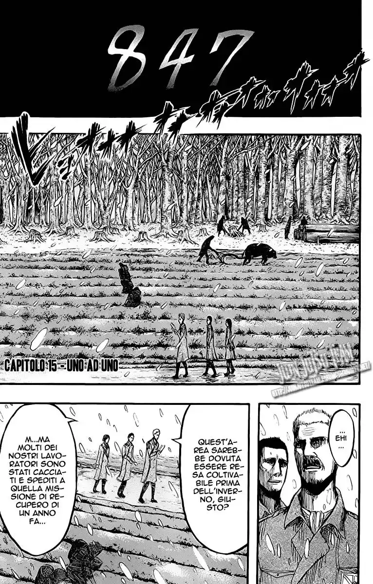 Shingeki no Kyojin Capitolo 15 page 3