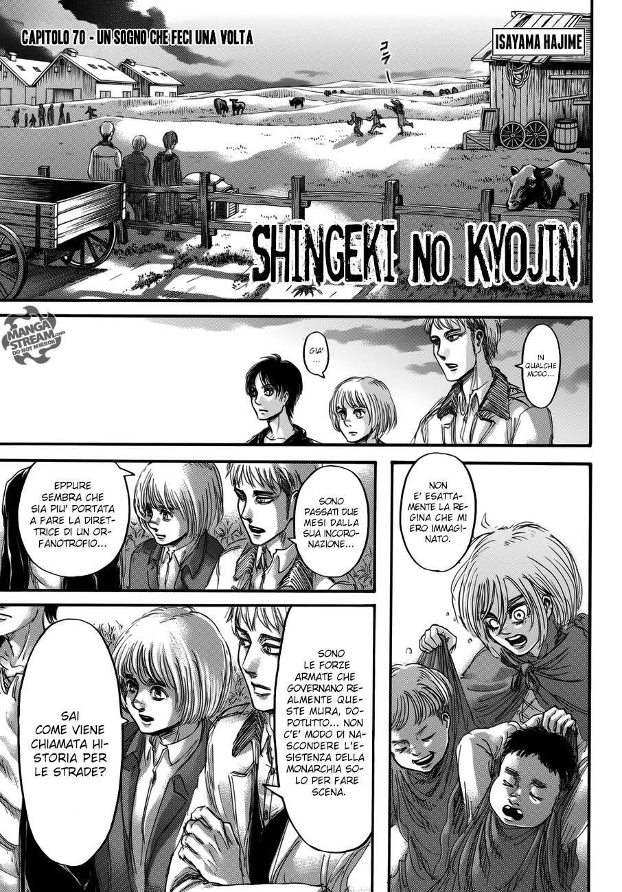 Shingeki no Kyojin Capitolo 70 page 3