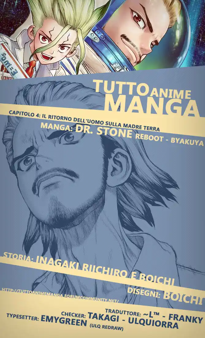 Dr. Stone Reboot: Byakuya Capitolo 04 page 1