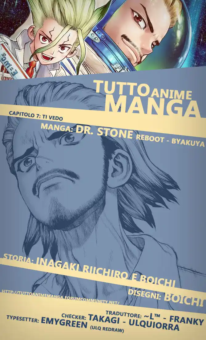 Dr. Stone Reboot: Byakuya Capitolo 07 page 1