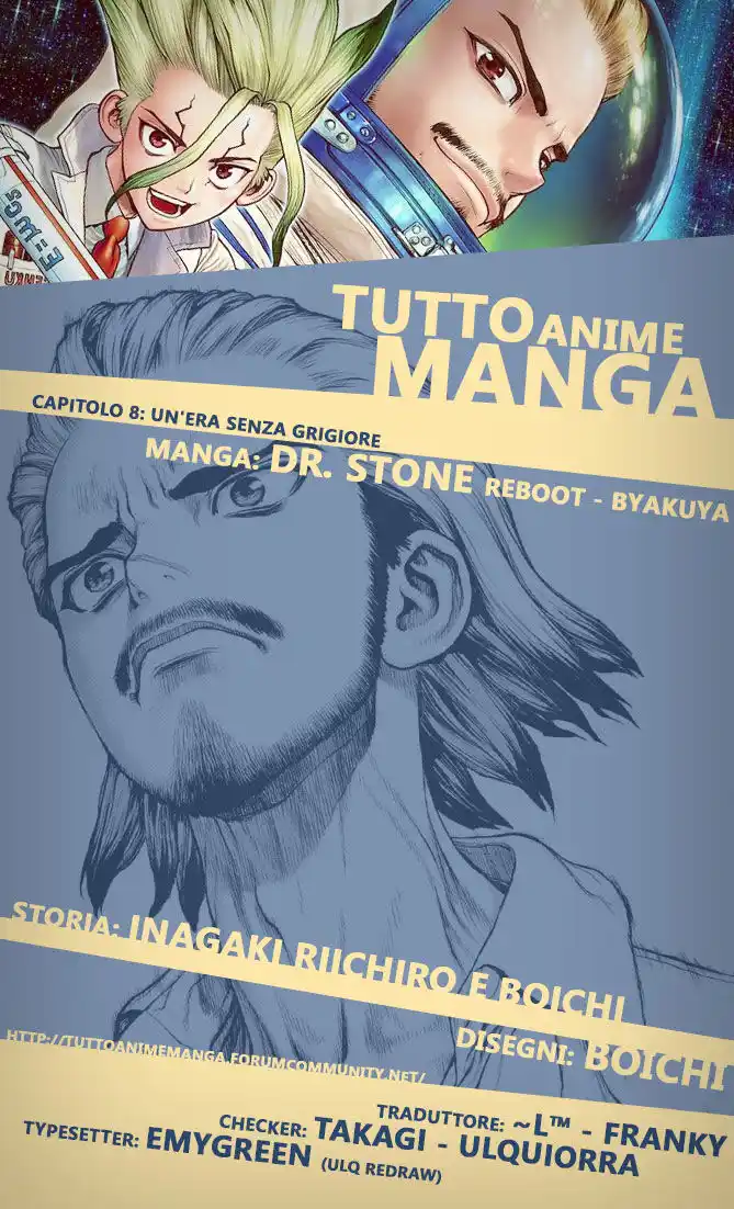 Dr. Stone Reboot: Byakuya Capitolo 08 page 1