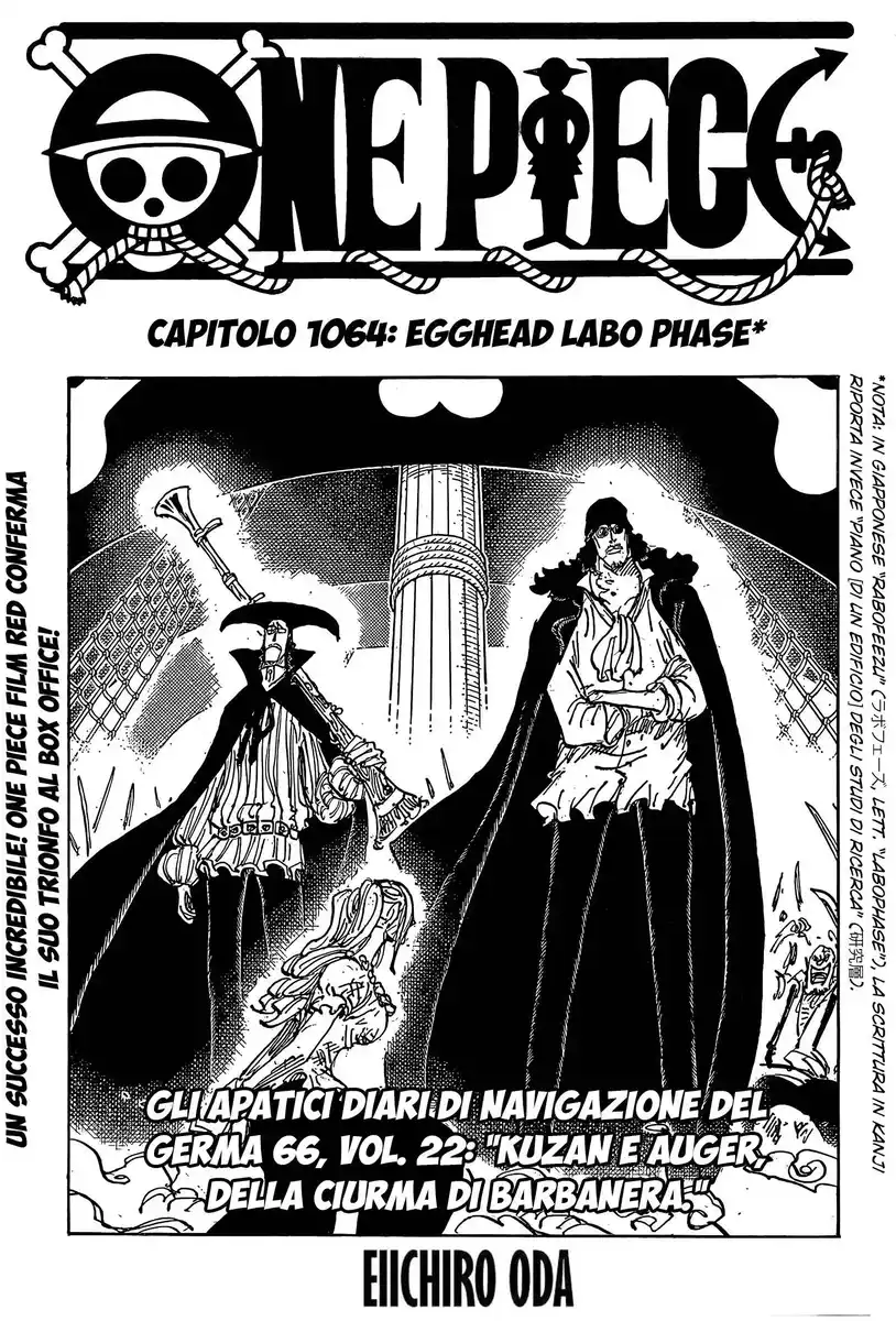 One Piece Capitolo 1064 page 1