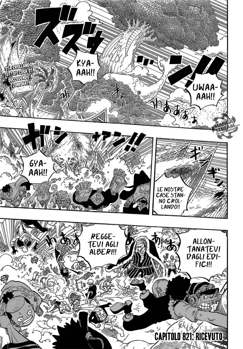 One Piece Capitolo 821 page 4