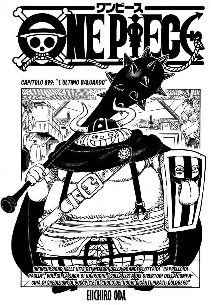 One Piece Capitolo 899 page 3