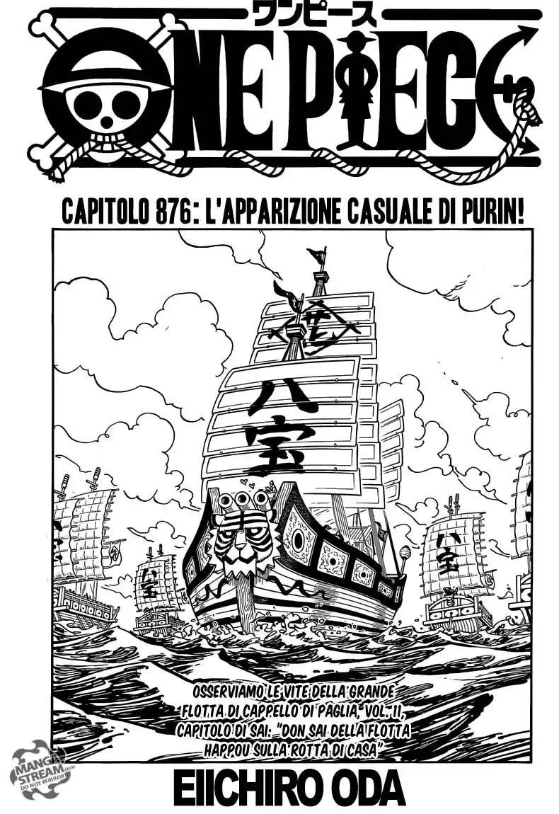 One Piece Capitolo 876 page 2