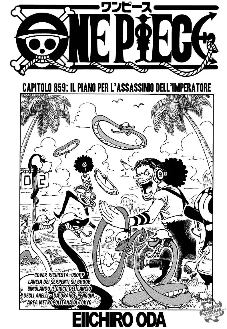 One Piece Capitolo 859 page 2