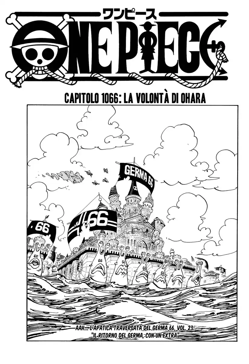 One Piece Capitolo 1066 page 2