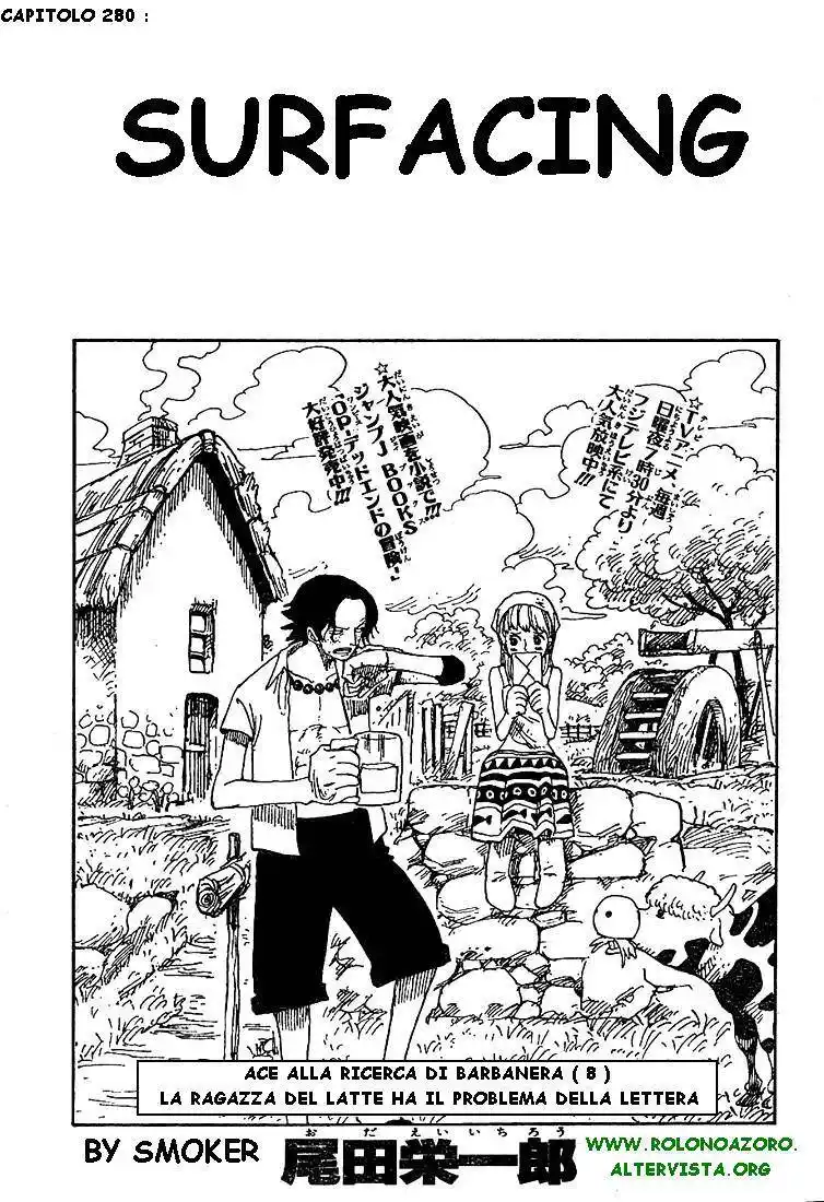 One Piece Capitolo 280 page 1