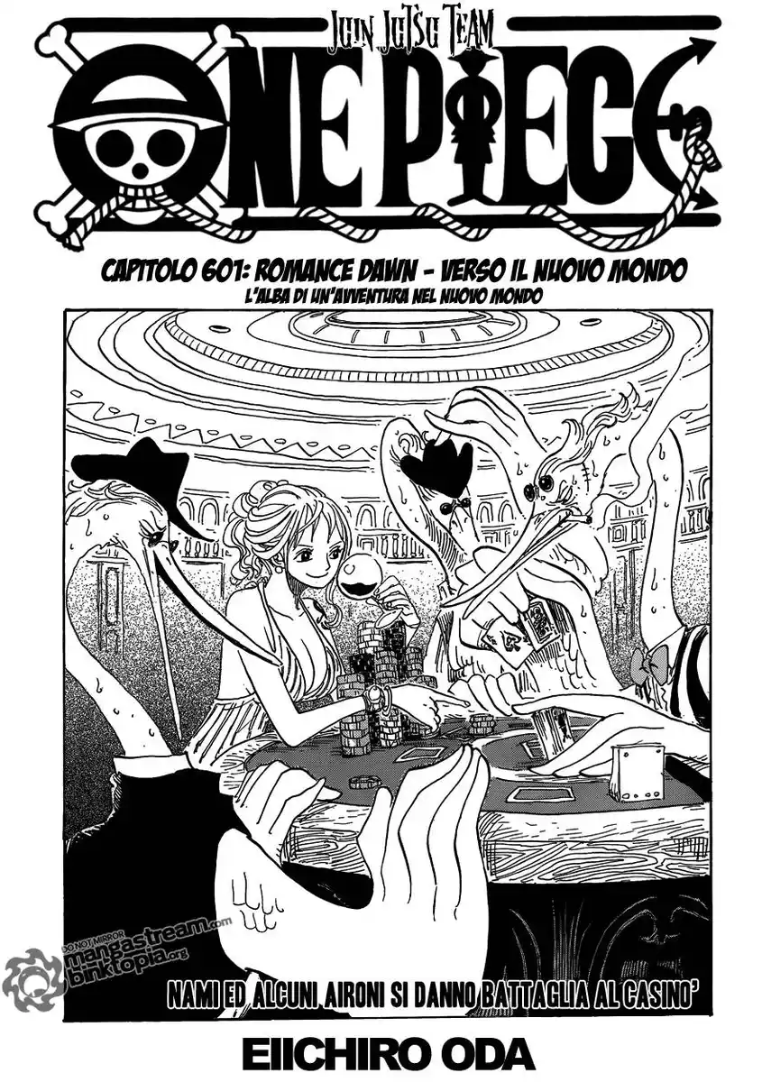 One Piece Capitolo 601 page 1