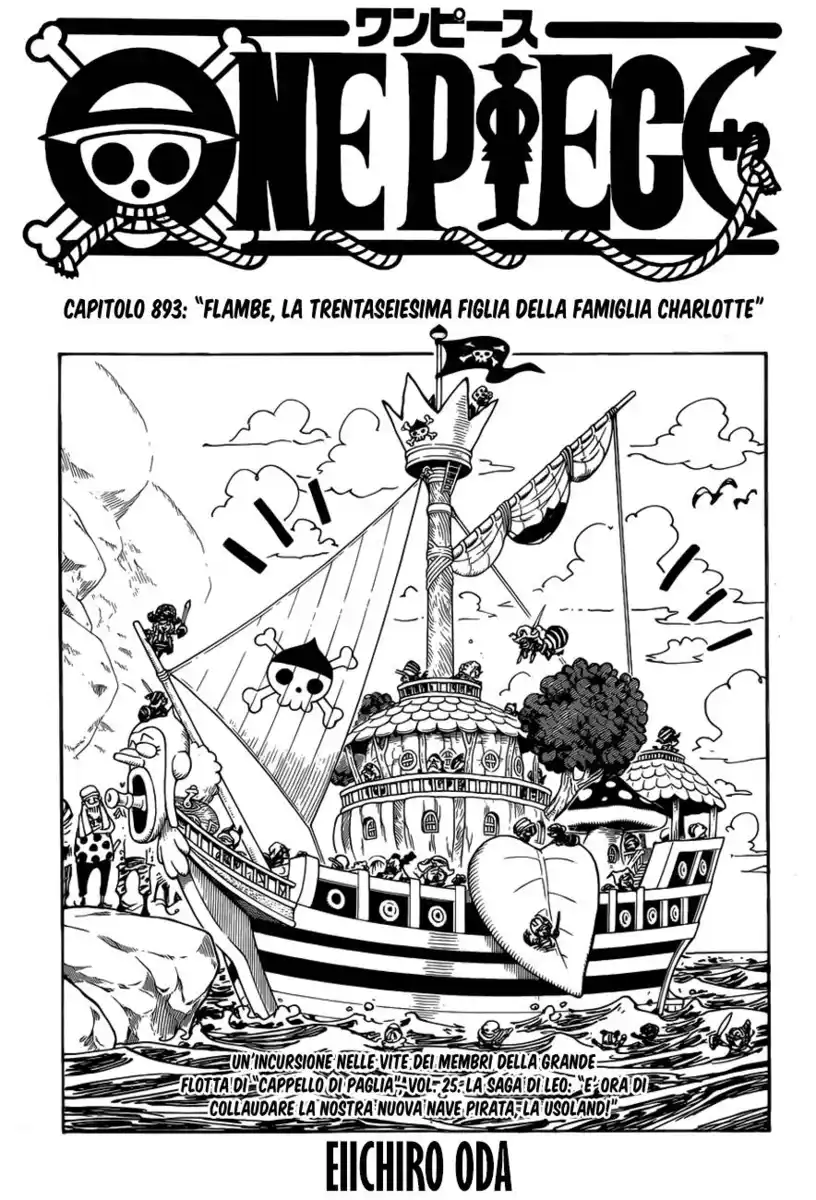 One Piece Capitolo 893 page 2