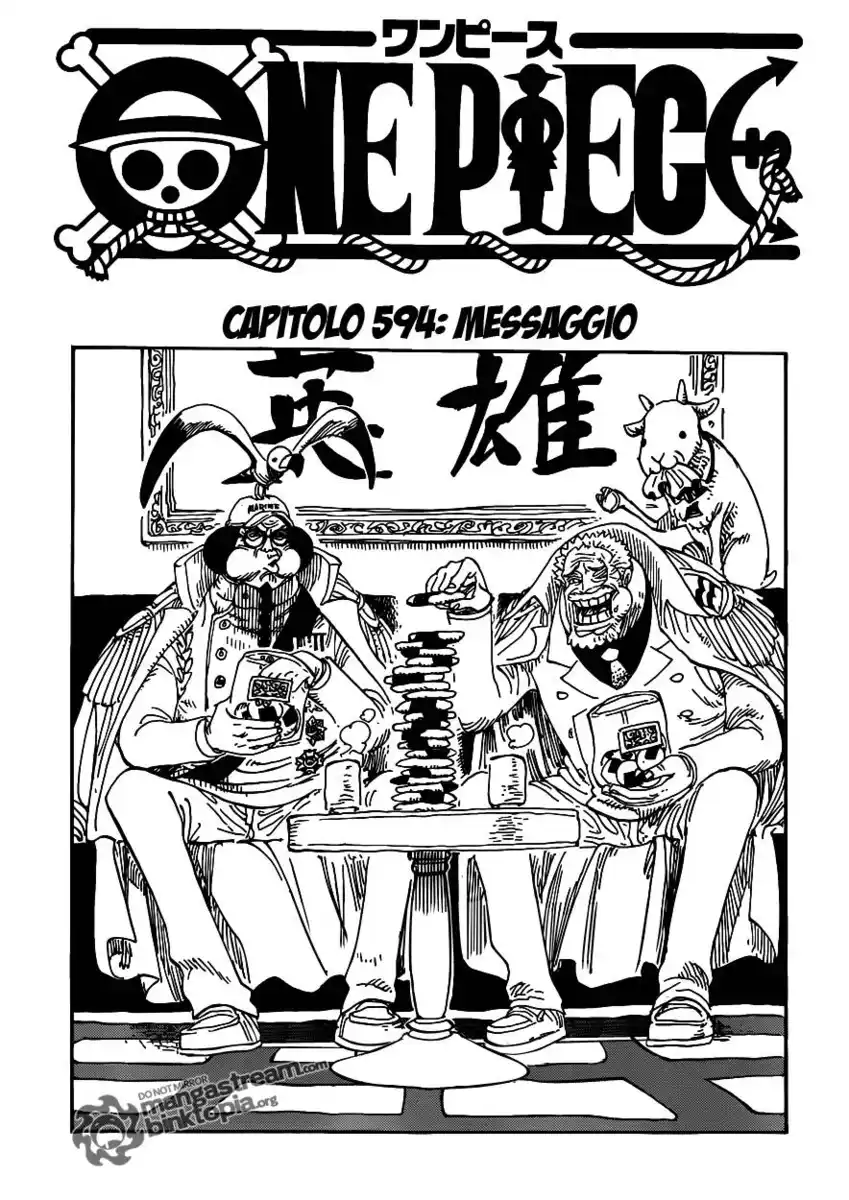 One Piece Capitolo 594 page 1