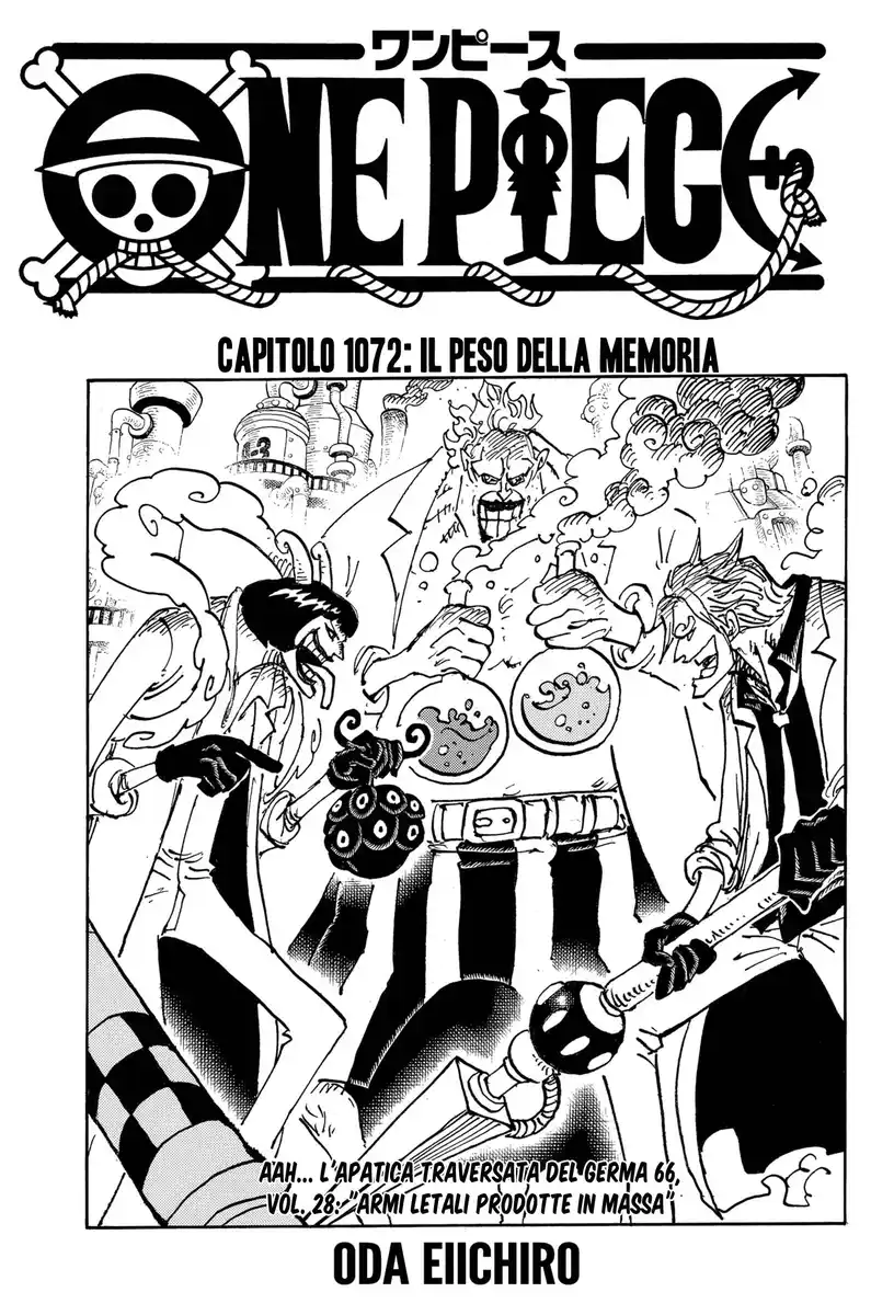 One Piece Capitolo 1072 page 2