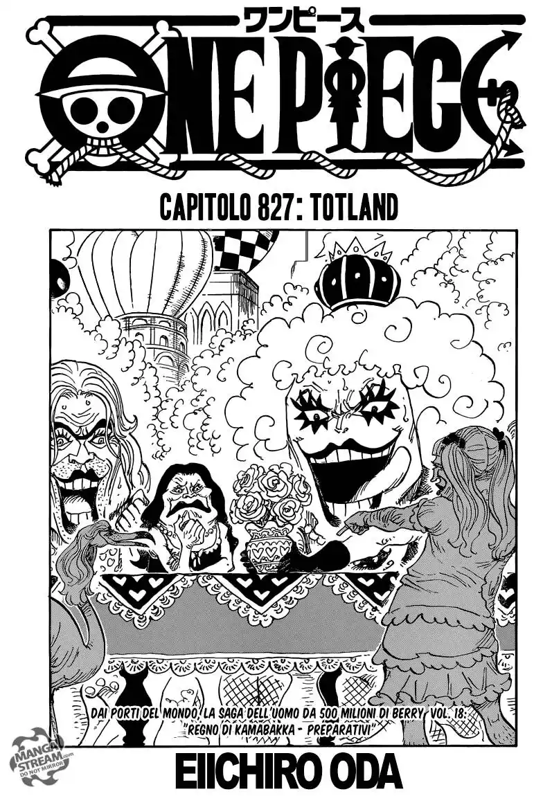 One Piece Capitolo 827 page 2