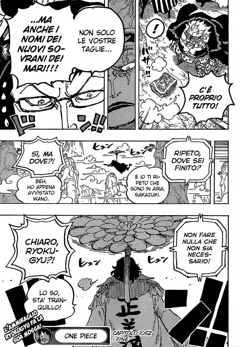 One Piece Capitolo 1052 page 16