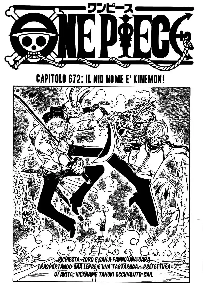 One Piece Capitolo 672 page 1