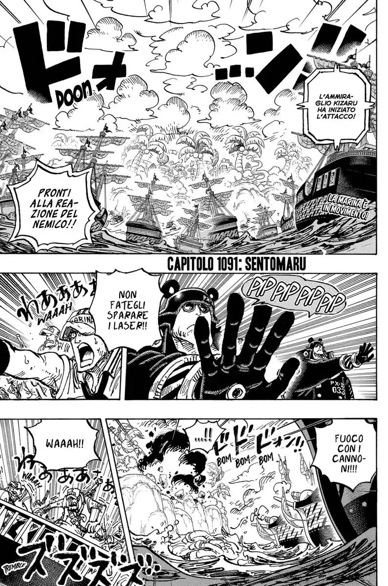 One Piece Capitolo 1091 page 4