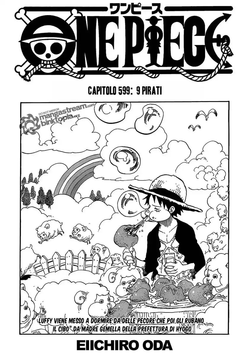 One Piece Capitolo 599 page 1