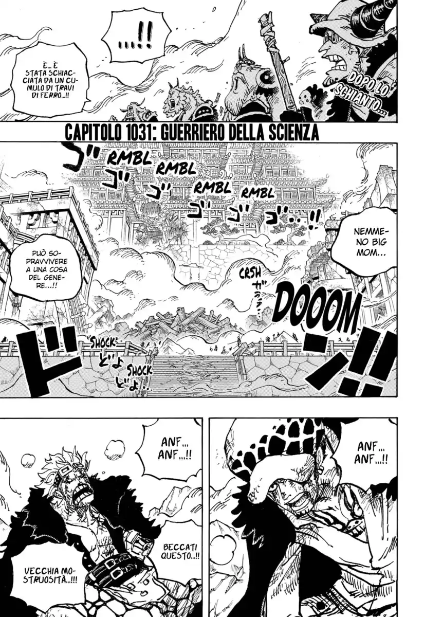 One Piece Capitolo 1031 page 4