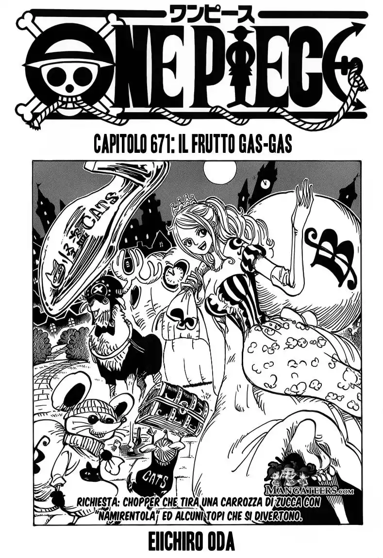 One Piece Capitolo 671 page 1