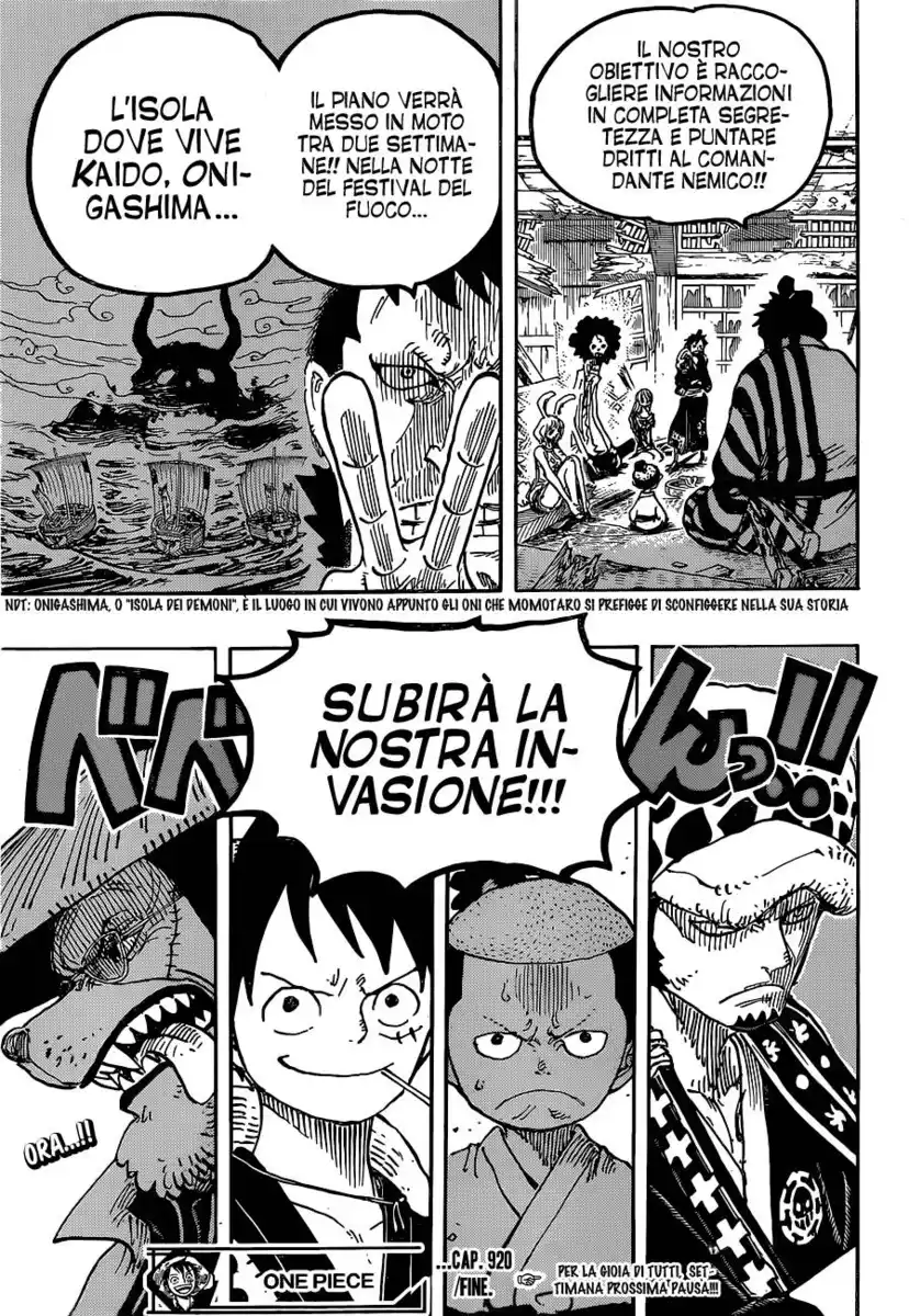 One Piece Capitolo 920 page 17